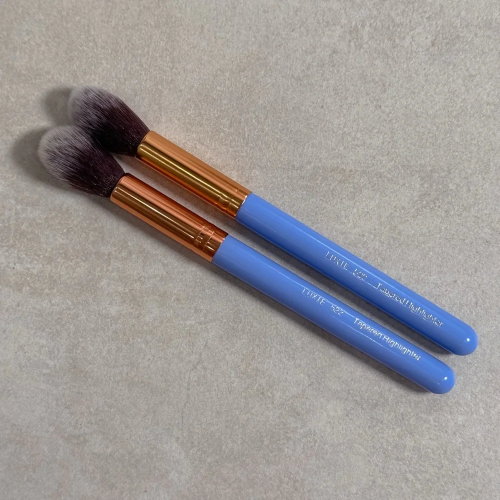 Luxie 522 Tapered Highlighter Brush Duo Set Makeup Brushes